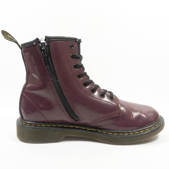 Dr Martens 1460 Patent Leather Lace Up Boots - Women's Size 5 - Picture 2 of 9
